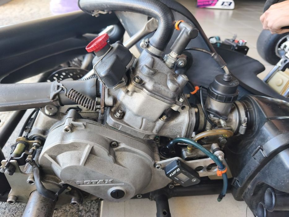 Kart Rotax DD 2 com reboque.