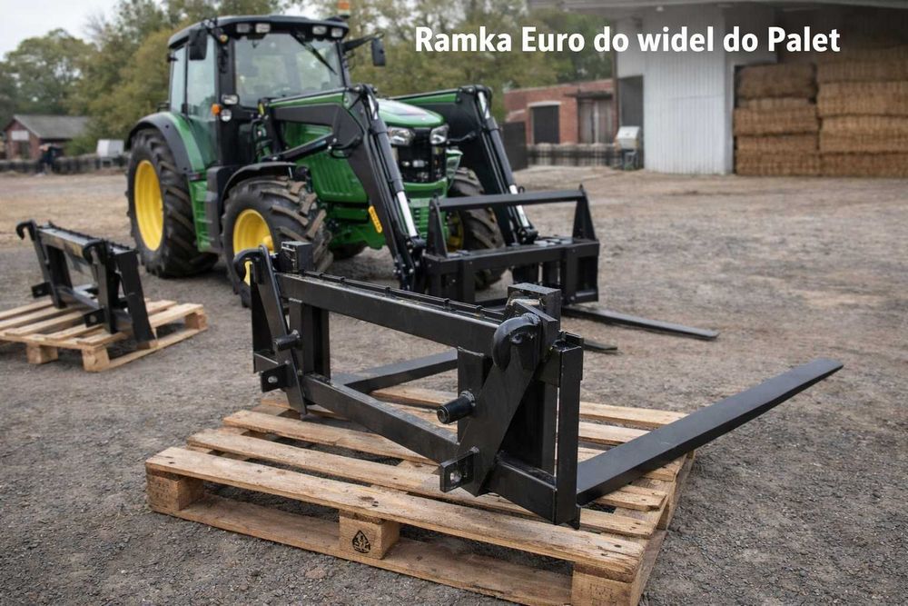 Ramka do wideł ramka paleciak TUR EURO widły traktor ładowacz c360 Rak