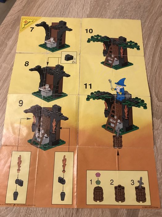 LEGO 6020 Castle - Sekretne laboratorium instrukcja