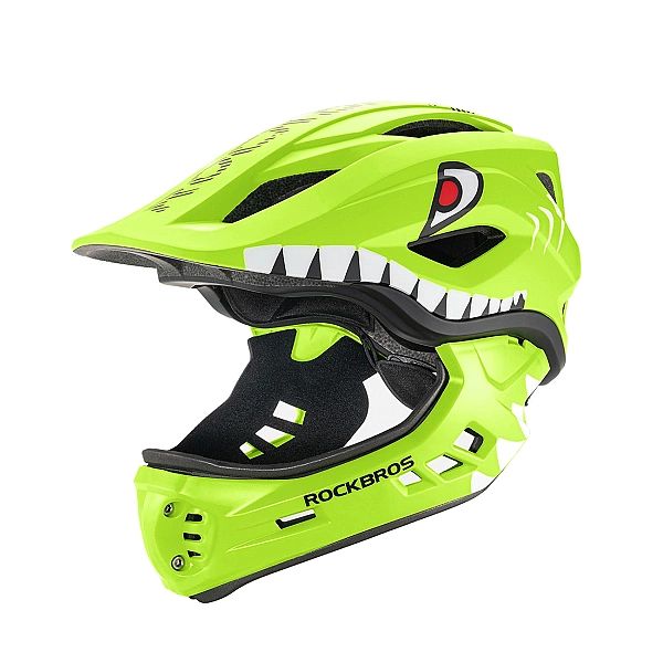 Kask rowerowy Rockbros TT-32003 Shark dziecięcy z odpinaną szczęką roz