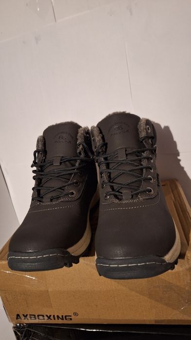 Buty nowe męskie zimowe kolor szary rozmiar 44