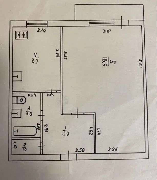 Продаж 1 кімнатної квартири