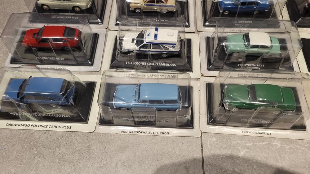 Legendy fso deagostini 1:43 modele hachette kap fiat polonez syrena