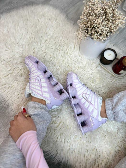 !SALE! Кросівки Nike Shox TL White Violet 36 37 38 39 40 41 найк шокс