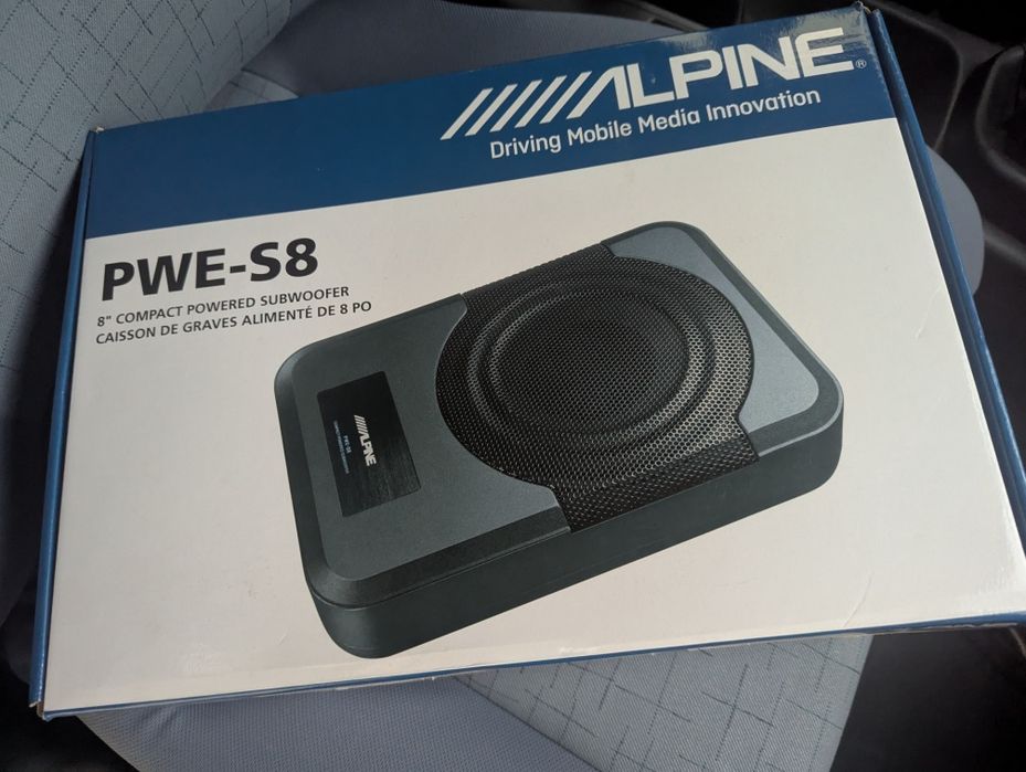Subwooffer Alpine PWE S8