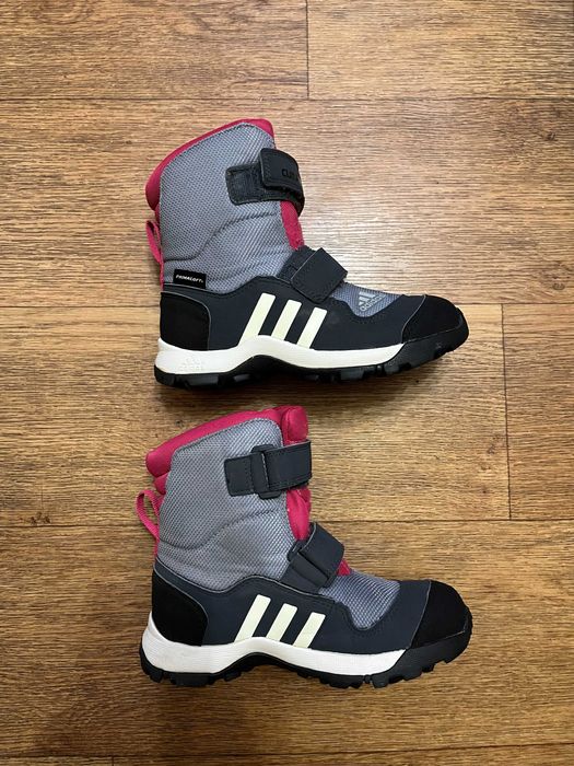Зимние термо сапоги ботинки Adidas ClimaProof для девочки. 32 размер