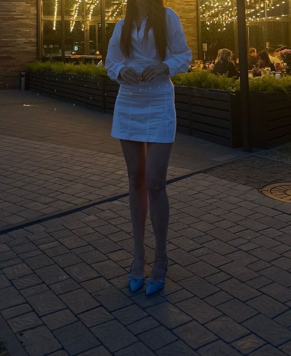 Біле плаття ZARA