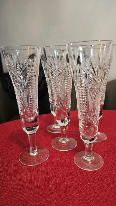 Kryształowe szampanówki