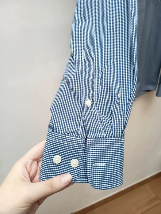 Camisa Axadrezada Azul Escuro