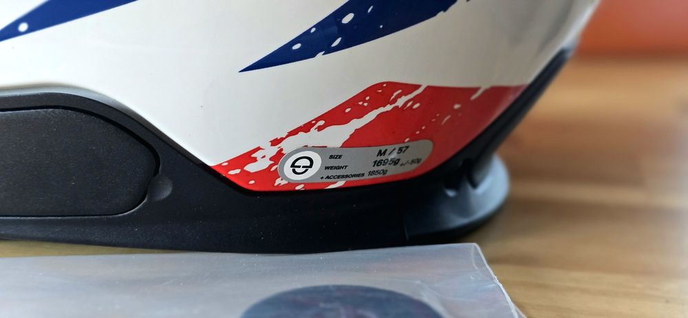 Kask szczękowy Schuberth E2 EXPLORER BLUE rozm. M - skorupa C5