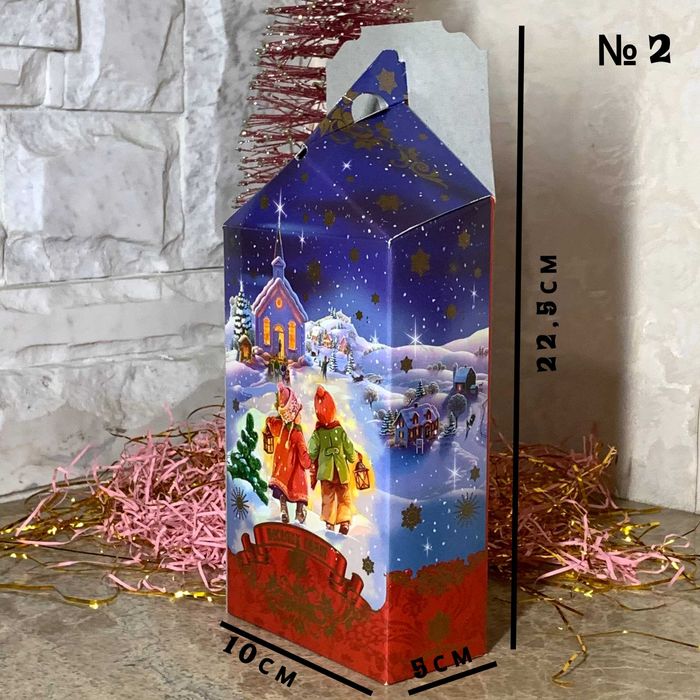 Коробки для Новорiчних та Рiздвяних подарункiв