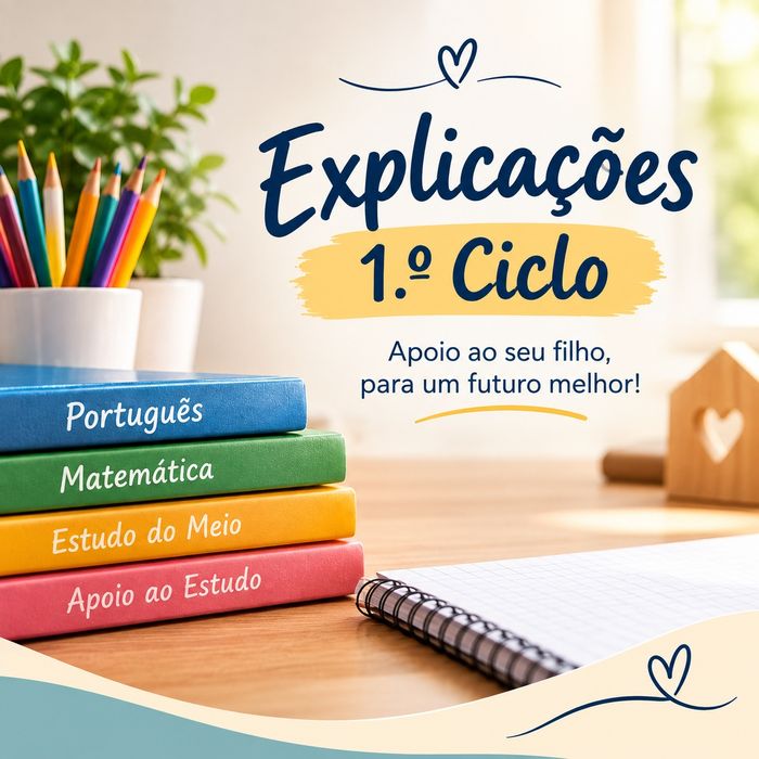 Explicações 1.º Ciclo | Professora no ativo | 26 anos de experiência | Maia