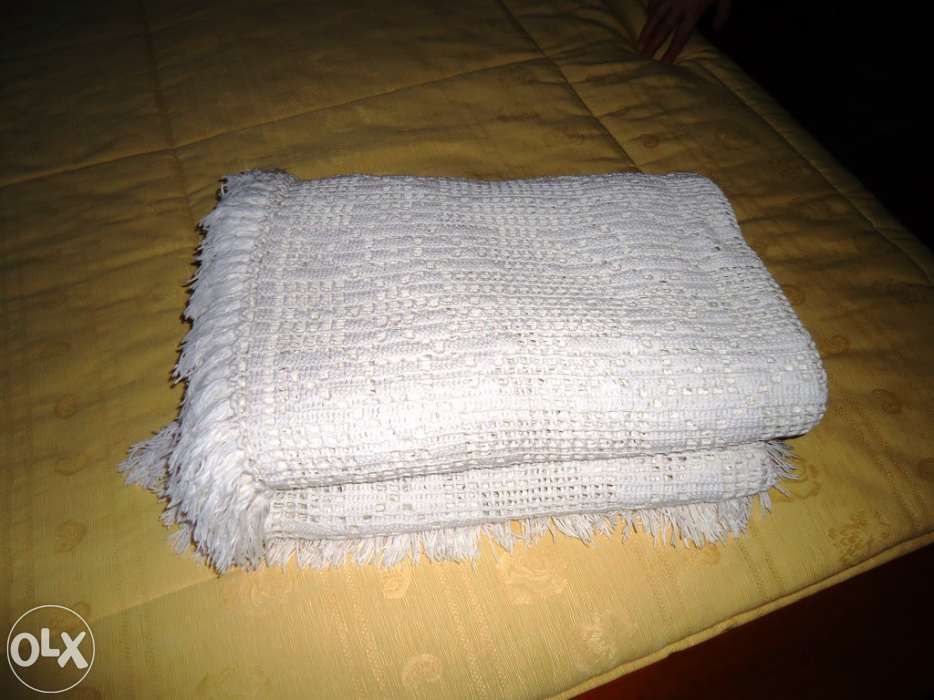 Colcha renda branca