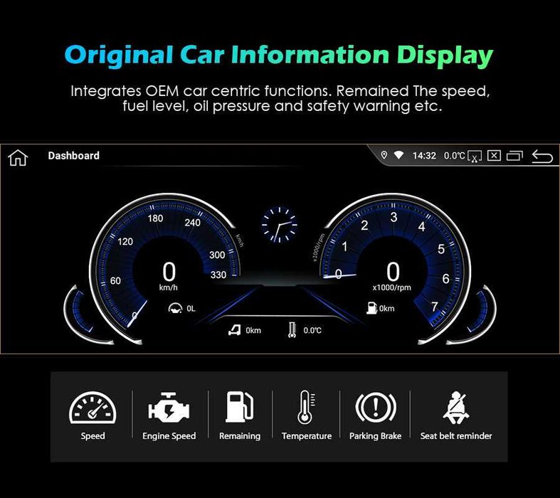 Auto-rádio 12.3" android 14 BMW 7 Series F01/F02 2009 a 2015