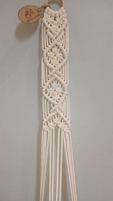 Kwietnik wiszący sufitowy lub ścienny  boho