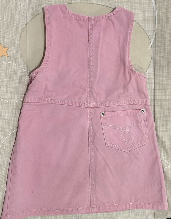 Saia / Vestido Rosa In Extenso (18-24M)