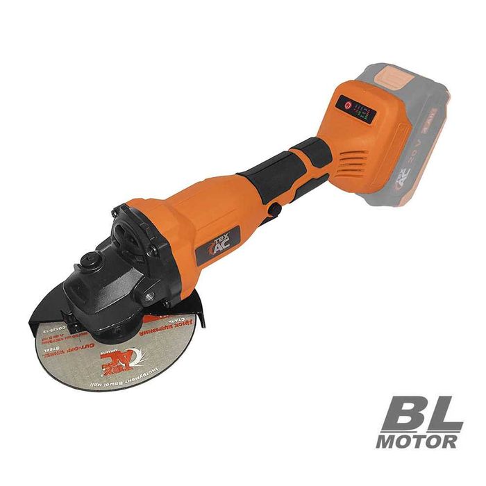 Аккумуляторная УШМ TexАС TAOE-AG125L/бесщеточная/ТУШКА/тип Макита/гар3