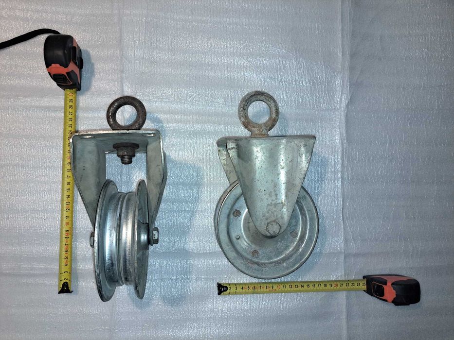 Bloczek budowlany | krążek linowy | 165 mm śred. | 2 sztuki