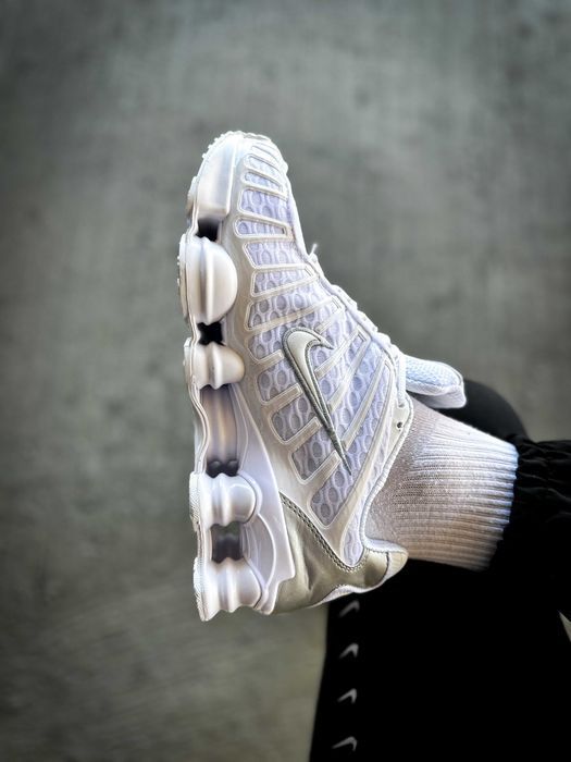 Мужские кроссовки Nike Shox TL "White" . Размеры 41-45