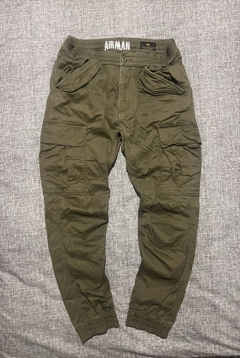 Штани карго джогери Alpha Industries оригінал! y2k, casual, drill, top