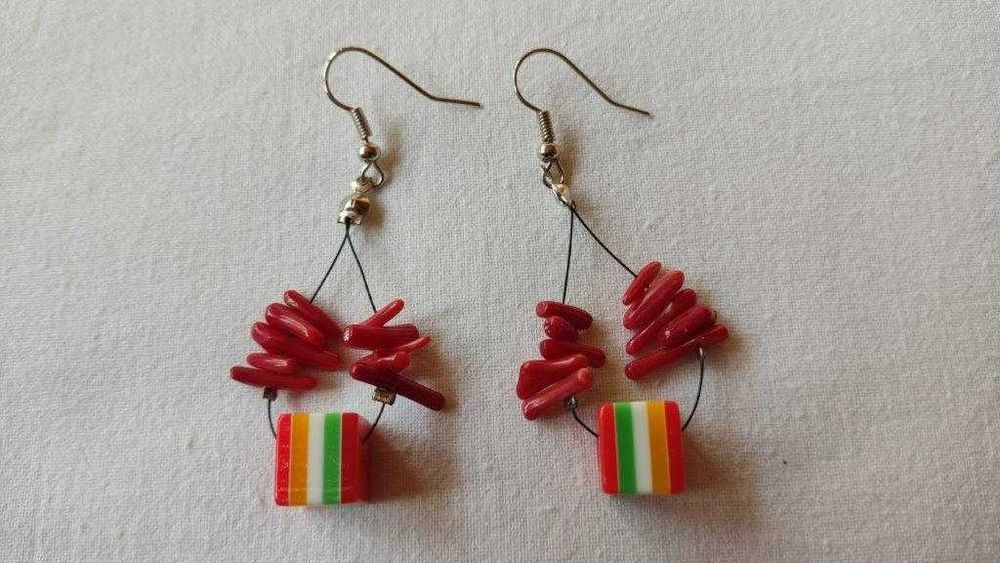 kolczyki ręcznie robione