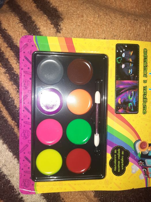 Набор красок для тела 8 цветов
Самовывоз Нивки
Отправка почтой
Олх дос