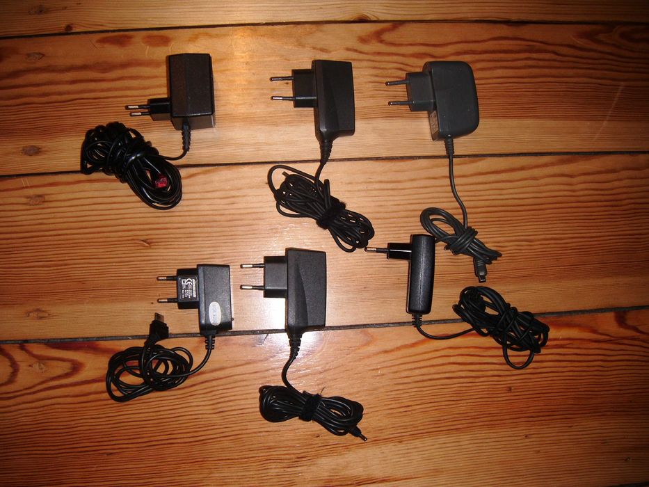 zasilacze,ładowarki 15 szt. plus