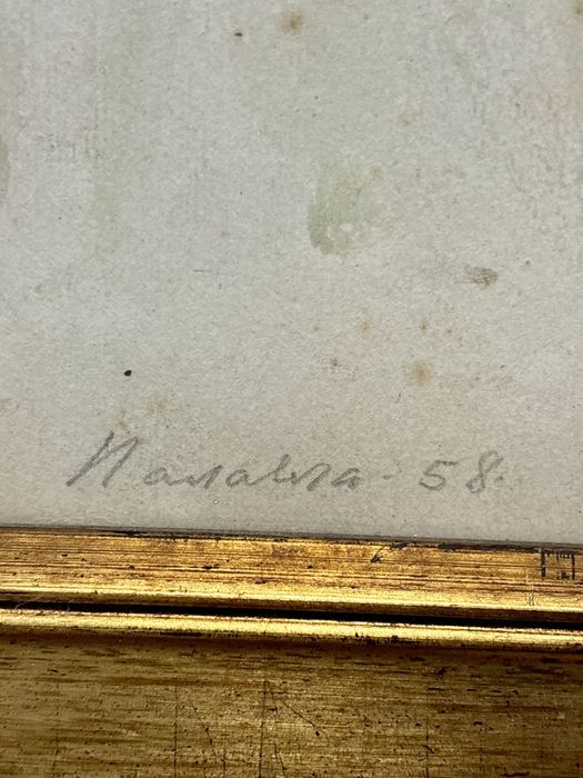 Cudowna Para Aktów Obrazów aukcyjnych Akwarela Nikolai Bortnikov 1958