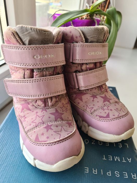 Сапожки geox на девочку зимние 27 р.