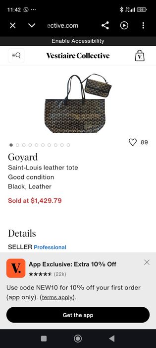 Bolsa Goyard Saint Louis