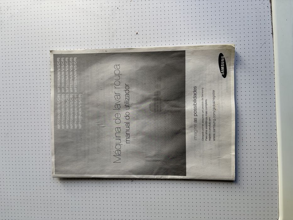 Máquina de Lavar Roupa Samsung WF7600NAW 6KG