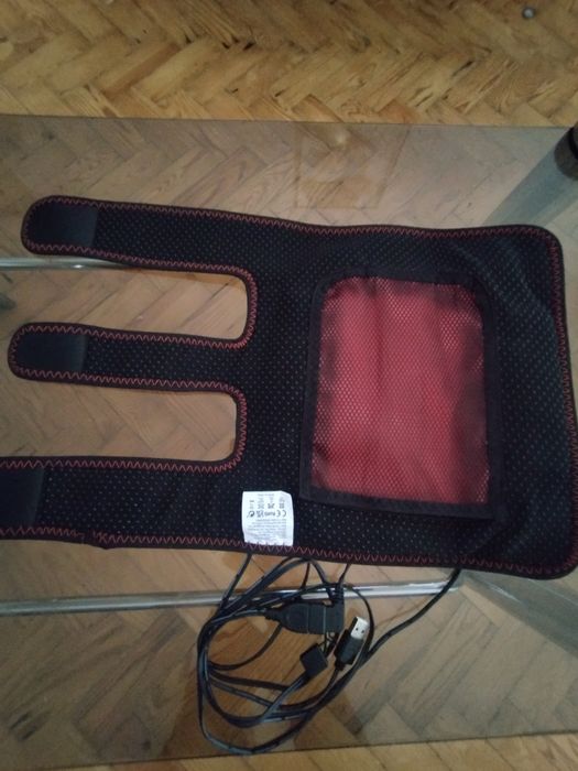 Cinta Térmica Elétrica USB – Alívio de Dores Lombares e Abdominais (Nova)