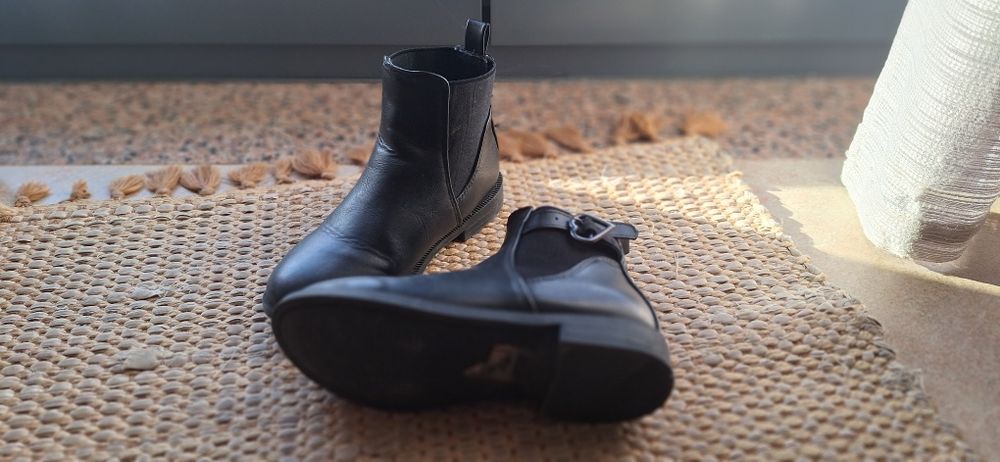 Botas menina pretas T27