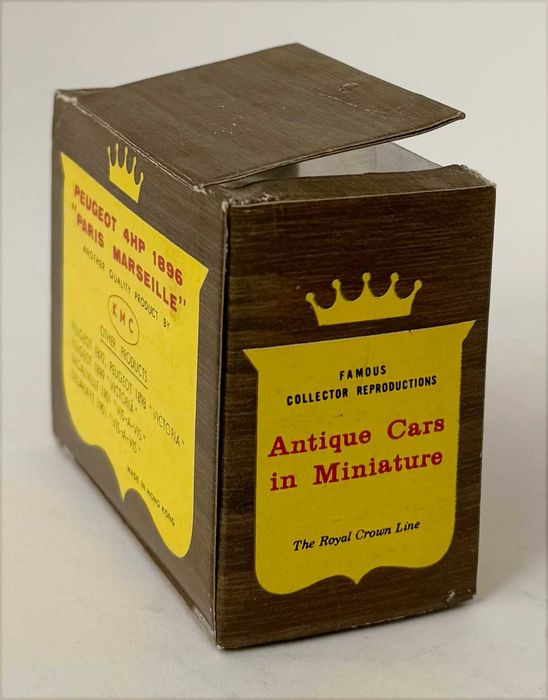 KMC_PEUGEOT 4HP 1896 “Paris Marseille” Esc 1/43. Série “Antique Cars In Miniature”. Como novo.