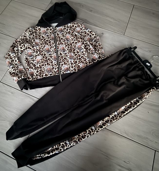 Komplet panterka labubu roz 140/146