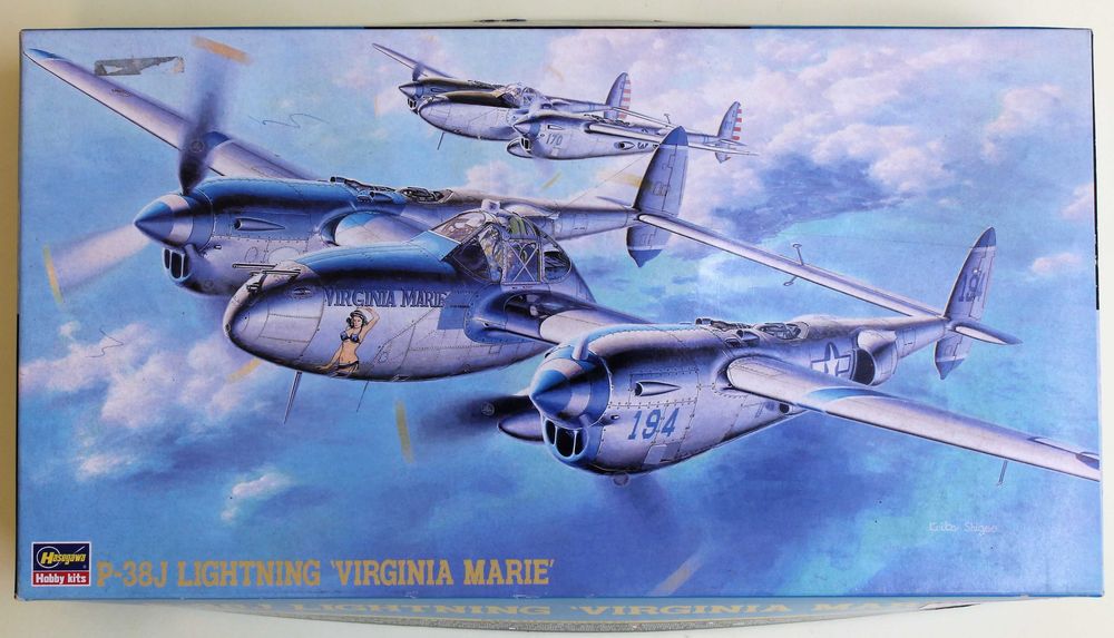 P 38J Lightning Virginia Marie 1/48 Hasegawa