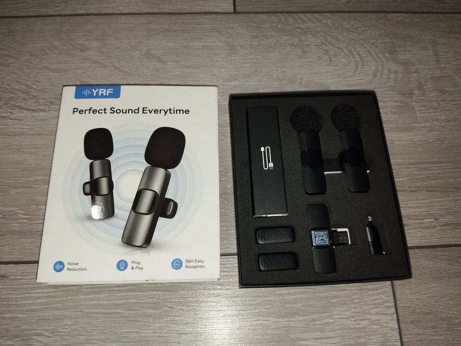 Bezprzewodowy mikrofon krawatowy