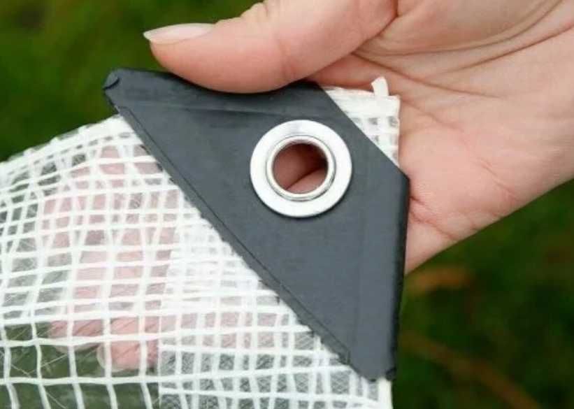 Plandeka 6x8M | Zbrojona Wzmacniana | Wodoodporna  Mata Bezbarwna 100G