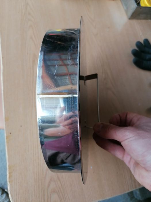 Zaślepka kominowa nierdzewna dekiel rozeta  25cm