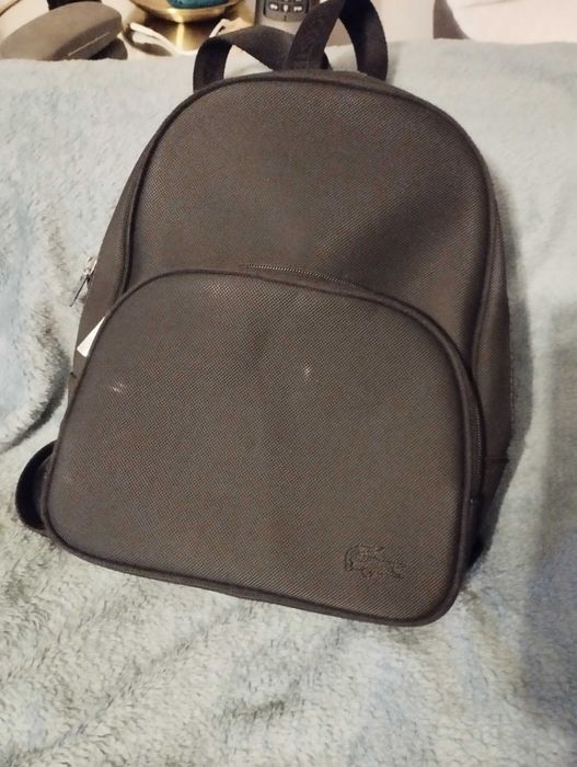 Mochila Lacoste preta