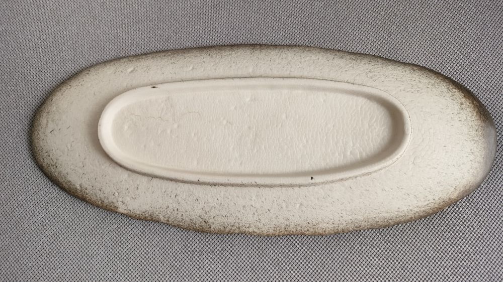 Półmisek ceramiczny , talerz owalny, patera turkusowa