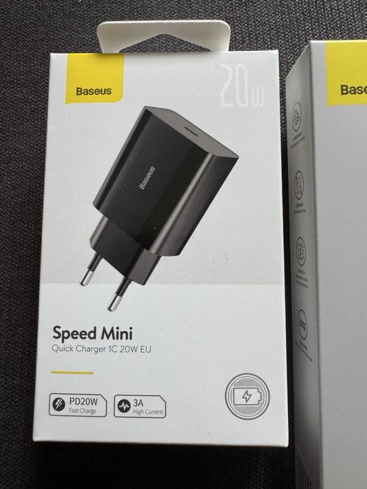 Ładowarka Baseus szybka USB-C TYPE-C 20W kabel lighting iphone