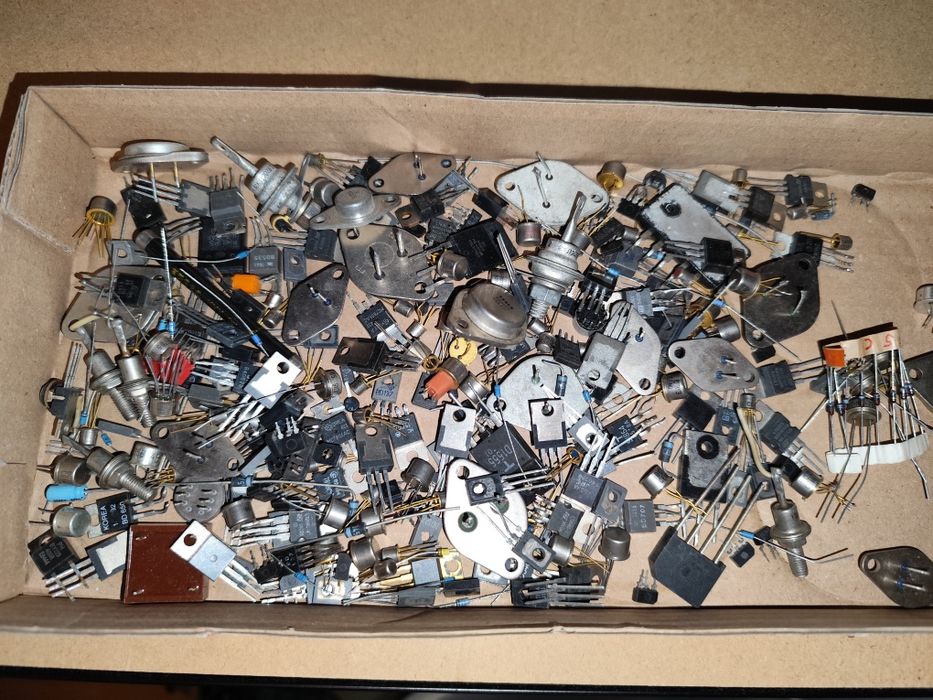 Tranzystory na odzysk cemi inne złoto ufo itp stare