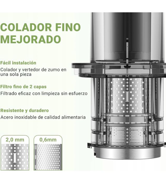 Wyciskarka wolnoobrotowa pionowa Amzchef 150 W