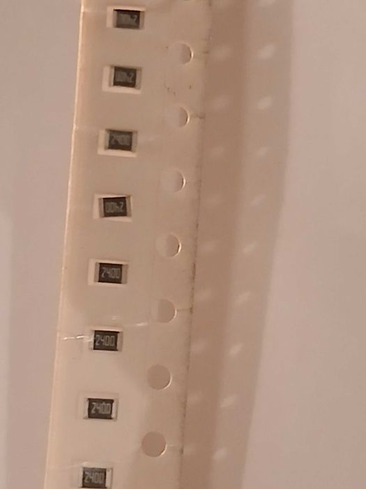 Resistência de montagem em superfície smd 2400ohms