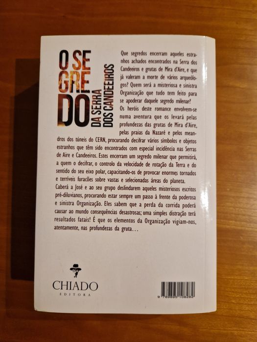 Romance "O Segredo da Serra dos Candeeiros", de Filipe L. S. Monteiro