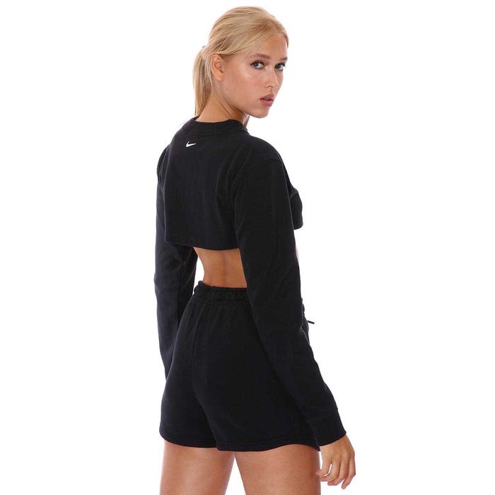 NIKE Crop Damski z długim rękawem Roz L Oryginalna Bluza Koszulka