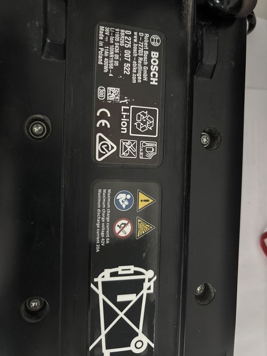 Baterias eBike originais Bosch PowerPack 500 - Quadro ou Bagageira