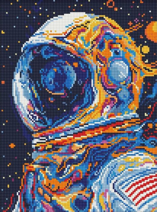 Diamentowa mozaika - Spojrzenie w wieczność 30x40 Ideyka ,300x20 mm