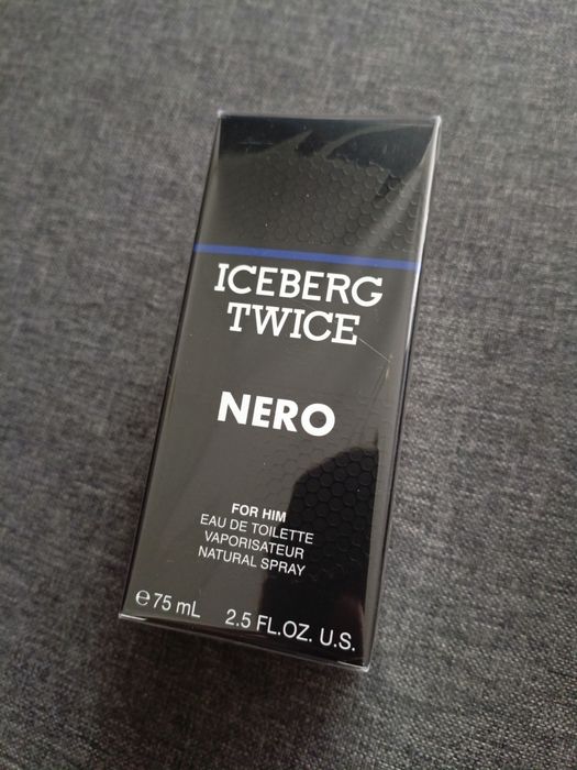 Oryginalne markowe Perfumy męskie Iceberg Twice Nero For Him prezent